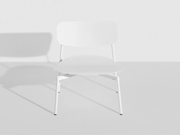 FROMME - Stackable powder coated aluminium easy chair by Petite Friture - view 3